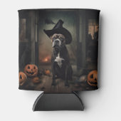 Rafraîchisseur Pour Canette Staffordshire Terrier Citrouilles Halloween effray (Devant)