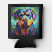 Rafraîchisseur Pour Canette Stained Glass Rottweiler (Devant)