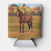 Rafraîchisseur Pour Canette Stallion Cheval du Quartier Brown Bay (Devant)