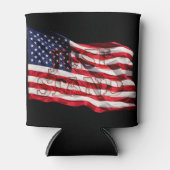 RAFRAÎCHISSEUR  POUR CANETTE STAND, DRAPEAU AMÉRICAIN (Devant)