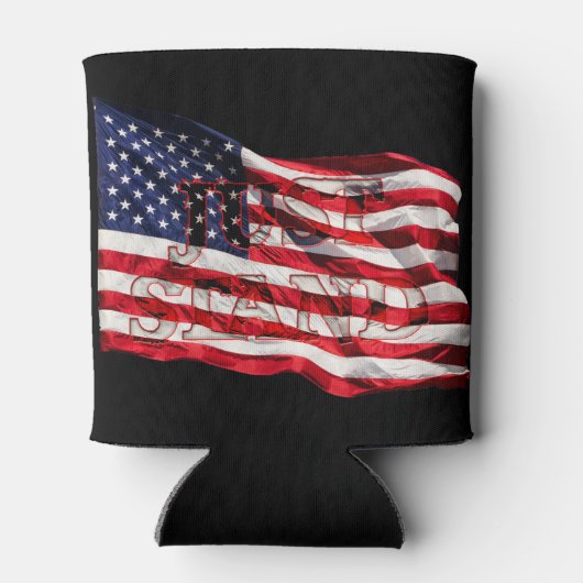 RAFRAÎCHISSEUR  POUR CANETTE STAND, DRAPEAU AMÉRICAIN (Dos)