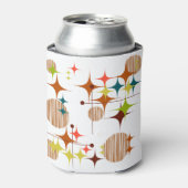 Rafraîchisseur Pour Canette Starbursts et Globes modernes du milieu du siècle (Can devant)