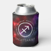 Rafraîchisseur Pour Canette Starfield Sagittarius Archer Western Zodiac (Can devant)