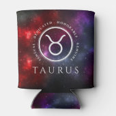 Rafraîchisseur Pour Canette Starfield Taurus Bull Zodiac occidental (Dos)
