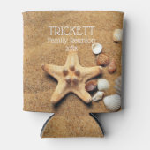 Rafraîchisseur Pour Canette Starfish Et Seashells Beach Reunion Famille (Devant)