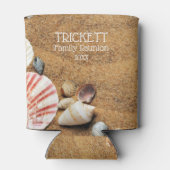 Rafraîchisseur Pour Canette Starfish Et Seashells Beach Reunion Famille (Dos)