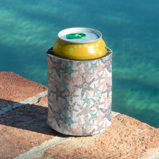Rafraîchisseur Pour Canette Starfish Motif sans joint peut refroidir (Piscine in situ)
