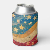 Rafraîchisseur Pour Canette Stars et rayures Folksy (Can devant)