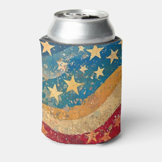 Rafraîchisseur Pour Canette Stars et rayures Folksy (Can Dos)