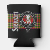 Rafraîchisseur Pour Canette Stewart Clan Badge & Tartan (Dos)