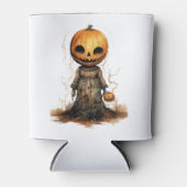 Rafraîchisseur Pour Canette Sticker Halloween Doll citrouille (Devant)