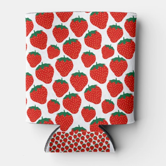 Rafraîchisseur Pour Canette strawberry crash pattern (Devant)