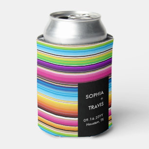 Rafraîchisseur Pour Canette Stripes Serape Springtime   Mariage