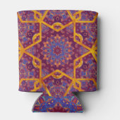 Rafraîchisseur Pour Canette style arabe, aquarelle islamique sans couture moti (Dos)