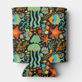 Rafraîchisseur Pour Canette Style de dessin animé Aquatic Life (Dos)