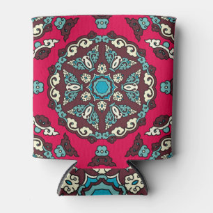 Rafraîchisseur Pour Canette Style ethnique, vintage texture décorative sans so