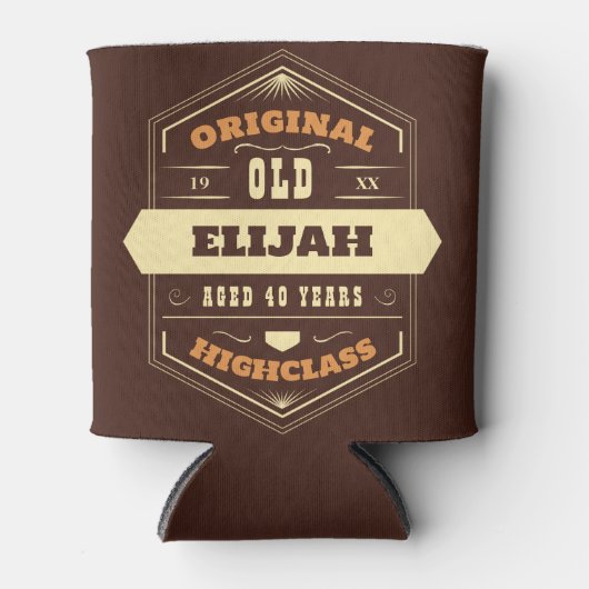 Rafraîchisseur Pour Canette style étiquette (Devant)