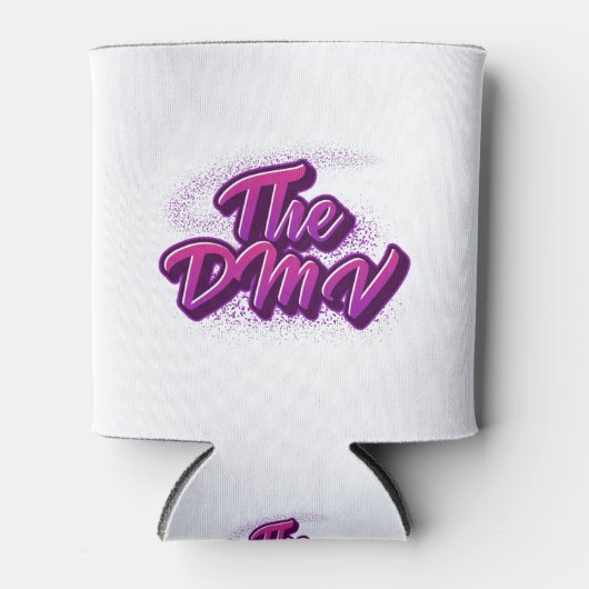 Rafraîchisseur Pour Canette Style Graffiti DMV (DC, Maryland, Virginie) (Devant)