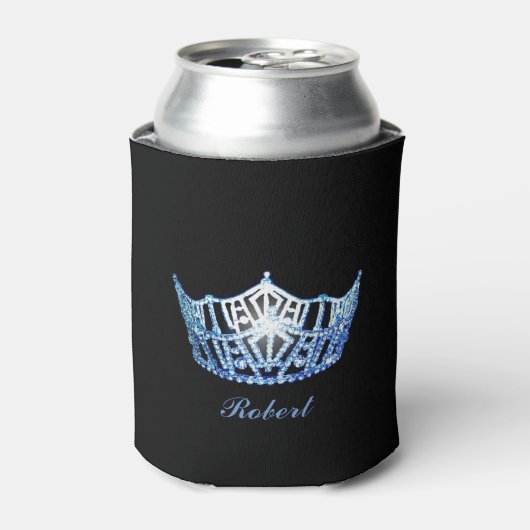 Rafraîchisseur Pour Canette Style Miss America Couronne Custom Can Cooler (Can devant)