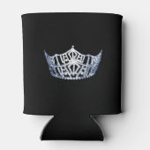 Rafraîchisseur Pour Canette Style Miss America Couronne Custom Can Cooler (Dos)