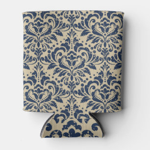 Rafraîchisseur Pour Canette Style Rétro : Abstrait Floral sans joint