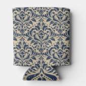 Rafraîchisseur Pour Canette Style Rétro : Abstrait Floral sans joint (Dos)