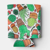 Rafraîchisseur Pour Canette Succulent Cactus Pots Plante Vert Cactus Jardin (Dos)