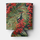 Rafraîchisseur Pour Canette Succursales et baies de Noël (Devant)