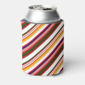 Rafraîchisseur Pour Canette Sucre de canne multicolore rayures Noël (Can Dos)