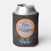 Rafraîchisseur Pour Canette Sud-ouest Pastel Rustique Tone Grain Monogramme (Can devant)