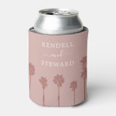 Rafraîchisseur Pour Canette Suite Mariage Romance Palm Tree Can Cooler (Can devant)