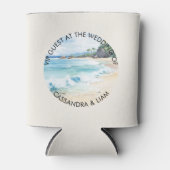 Rafraîchisseur Pour Canette Summer Beach Destination Mariage VIP Invité (Devant)