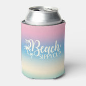 Rafraîchisseur Pour Canette Summer Ombre Funny Migny Beach Sippy Cup (Can devant)