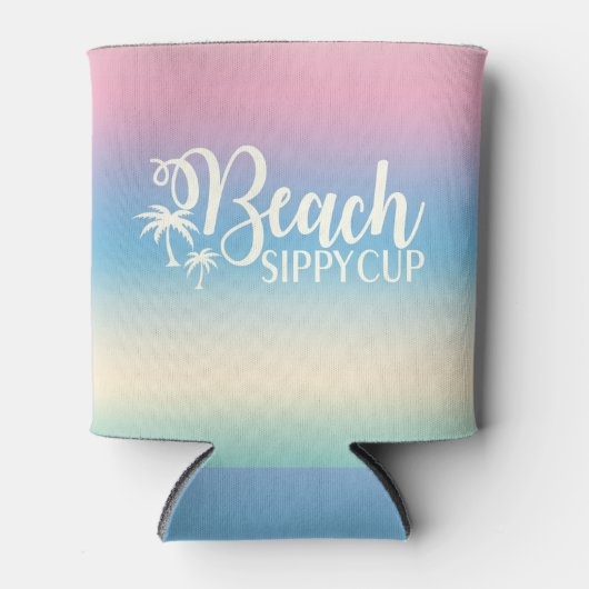 Rafraîchisseur Pour Canette Summer Ombre Funny Migny Beach Sippy Cup (Devant)