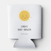 Rafraîchisseur Pour Canette Sun Sun Baby shower Pool Party (Dos)