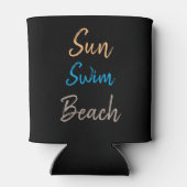 Rafraîchisseur Pour Canette Sun Swim Beach Minimal (Dos)