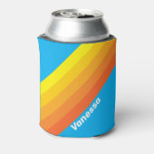 Rafraîchisseur Pour Canette Sunburst Sea Stripes with Name (Can Dos)