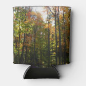 Rafraîchisseur Pour Canette Sunlit Fall Forest Paysage d'automne (Devant)