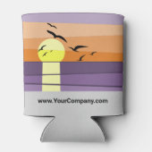 Rafraîchisseur Pour Canette Sunset Beach - Événement d'été - Marque (Dos)