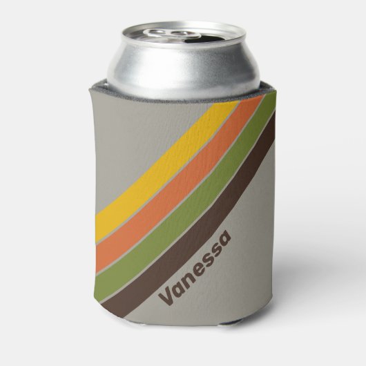 Rafraîchisseur Pour Canette Sunset Clover Stripes with Name (Can Dos)