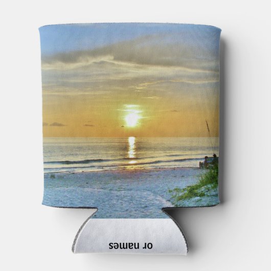 Rafraîchisseur Pour Canette Sunset plage (Dos)