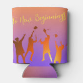 Rafraîchisseur Pour Canette Sunset Vibrant Moderne Tech Graduation (Dos)