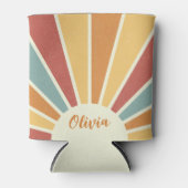 Rafraîchisseur Pour Canette Super grunge style rétro design soleil (Devant)