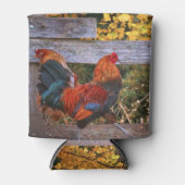 Rafraîchisseur Pour Canette Super mignon ferme coq et clôture (Devant)