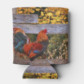 Rafraîchisseur Pour Canette Super mignon ferme coq et clôture (Dos)