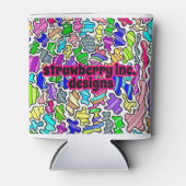 Rafraîchisseur Pour Canette Super Rainbow Splatter Design Can Cooler (Devant)