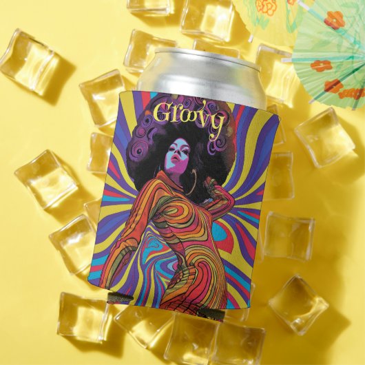 Rafraîchisseur Pour Canette Super Retro Can Cooler (Été in situ)