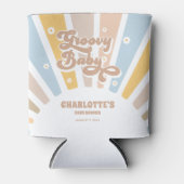 Rafraîchisseur Pour Canette Super Rose Retro Daisies Baby shower photo Faveurs (Devant)