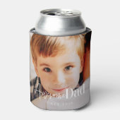 Rafraîchisseur Pour Canette Superbe Papa depuis 20XX Moderne Simple Photo Élég (Can devant)