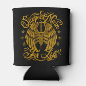 Rafraîchisseur Pour Canette Support Main Yellow Syringe Wings Biker (Dos)